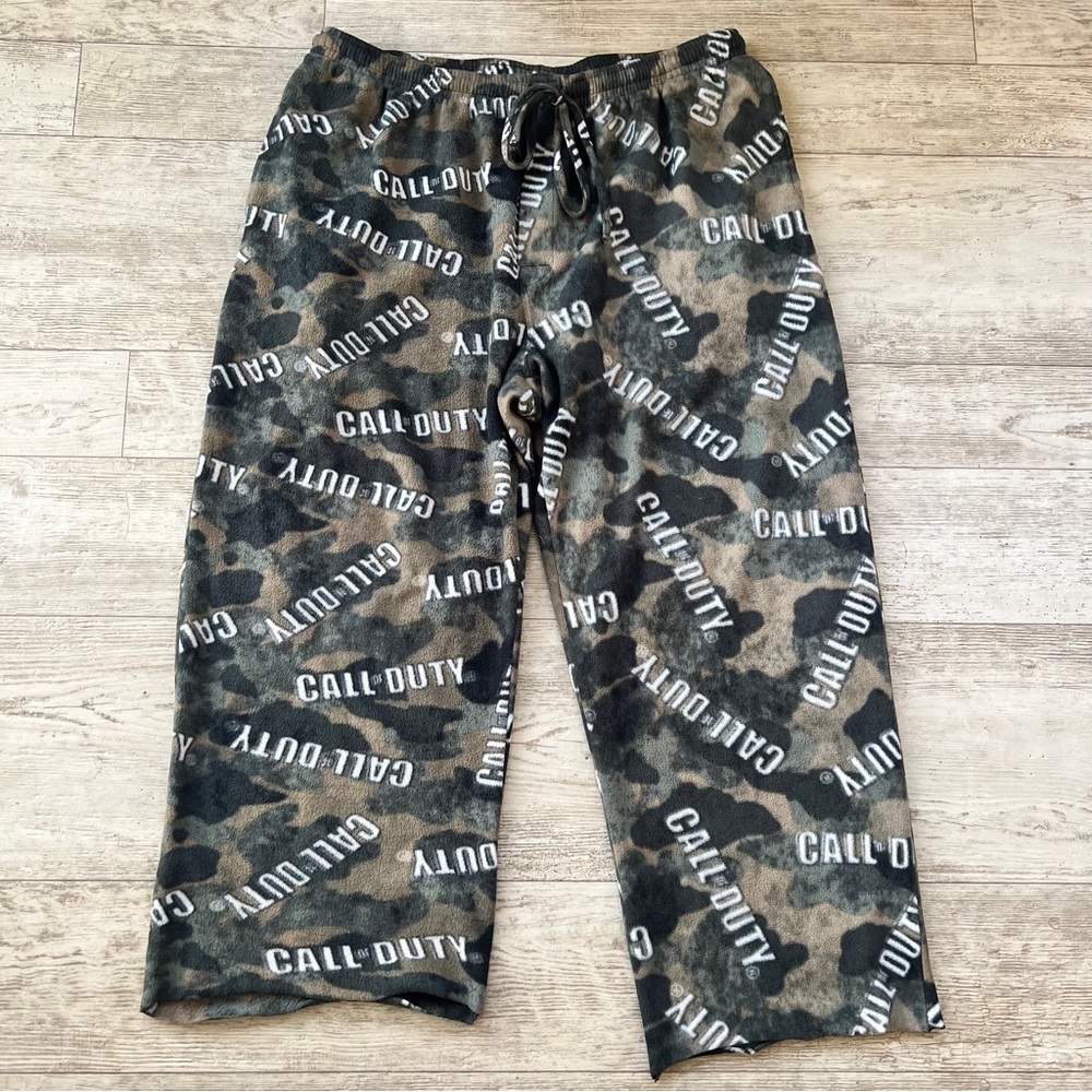 Call Of Duty Lounge Pants Mens Large Green Duck
Camo Fleece Pockets Pajama
Y2K